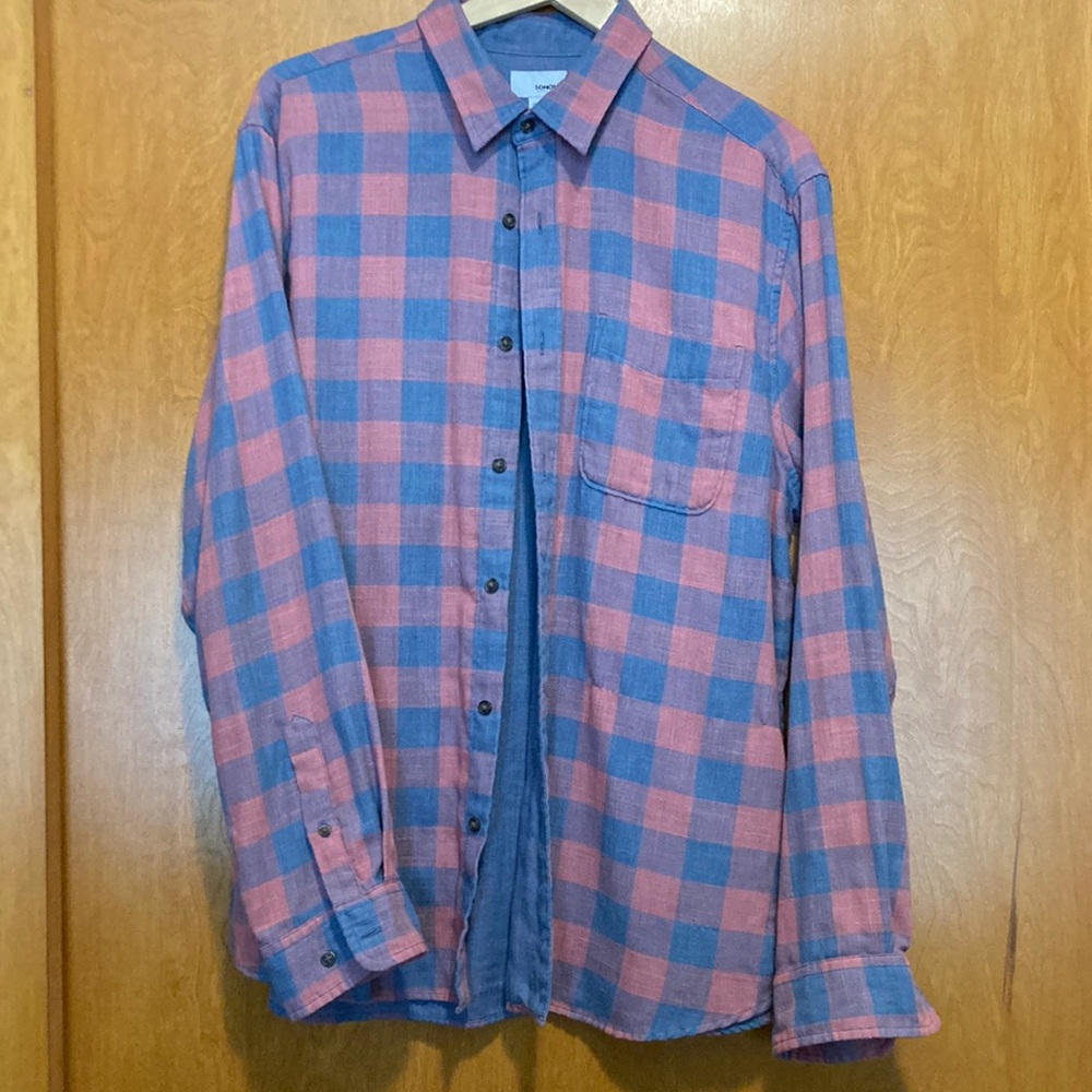 Sonoma shirt,Ex-large, pink and blue